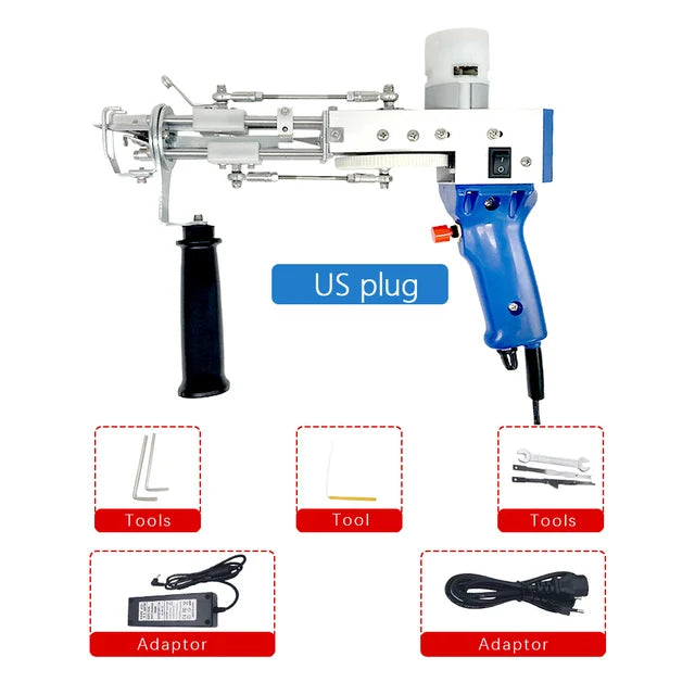 100-240V 2in1 Electric Tufting Gun Для Ковров Carpet Тафтинговый Пистолет Gun Weaving Flocking Rug Machine Pistola De Tufting