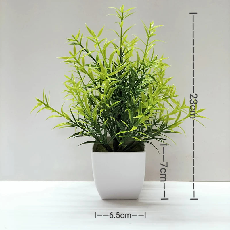 Artificial Potted Plant Bonsai Orange Pomegranate Fruit Tree With Pot Plastic Garden Fake Plant Decoration Home Decoration