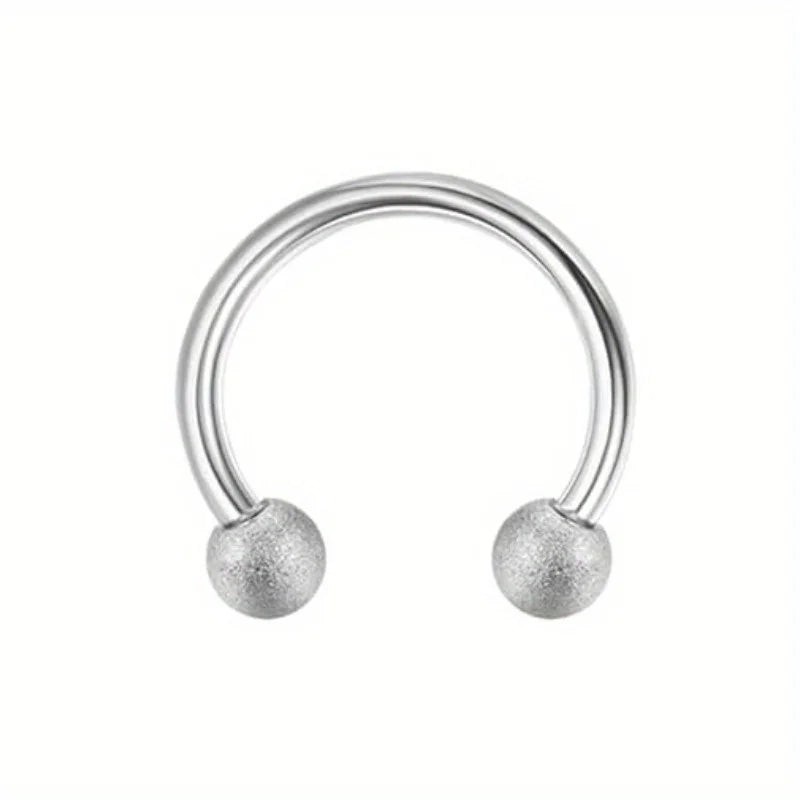 CASSIECA 1Pc Surgical Steel Septum Rings 16G Clicker Nose Rings Hoops Small Cartilage Helix Daith Piercing Jewelry for Women Men