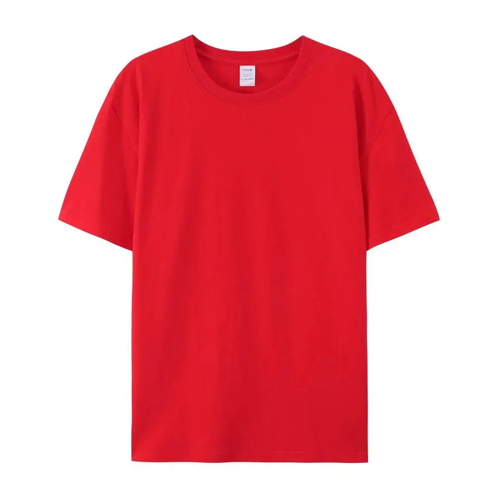 100% Kapas Kemeja-T Uniseks Putih Polos Leher Krew Tshirt Coton Herren Kemeja-T Uomo Kosong Hitam T-Shirt untuk Lelaki Playeras De Hombre