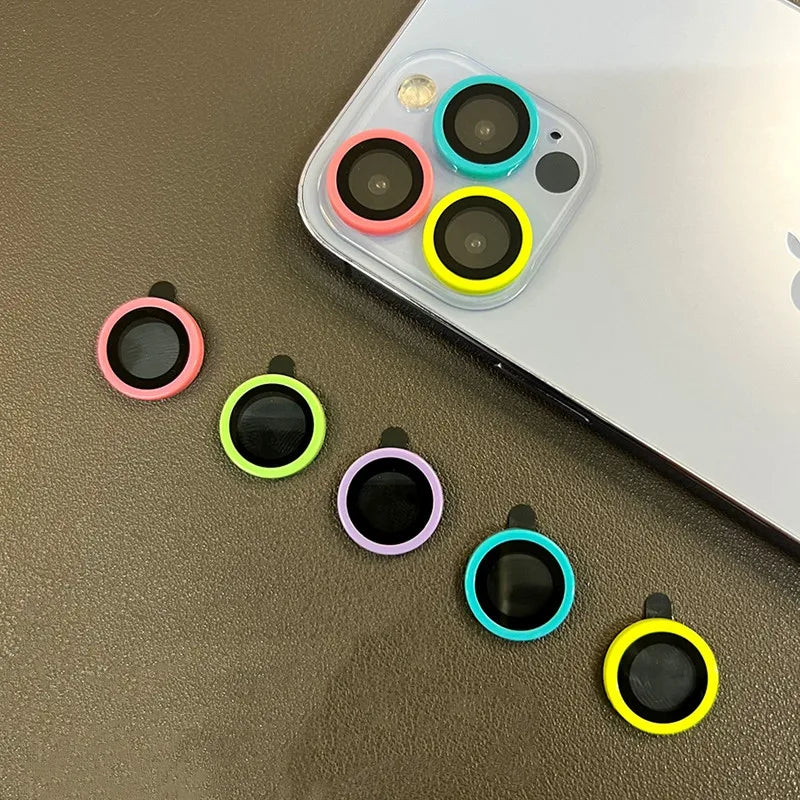 Pelindung Kanta Bercahaya Untuk iPhone 16 Pro Max 14 15 15 Pro Max Ceramic Camera Lens Pelindung Kaca Pada iPhone 16 Pro 14 pro max