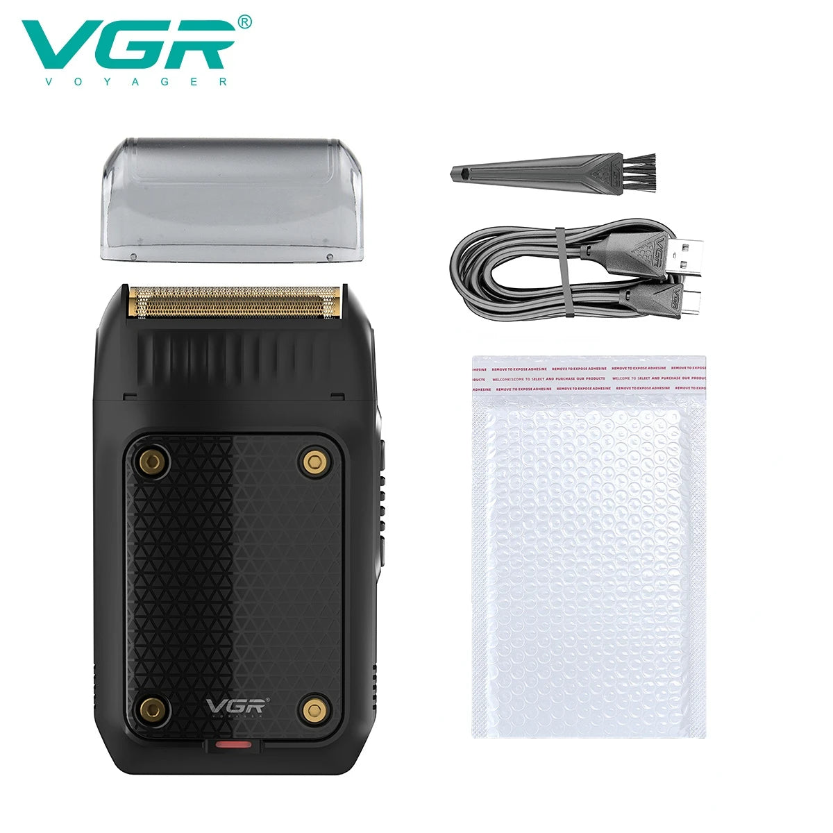 VGR Razor Pencukur Elektrik Pencukur Rambut Profesional Pemangkas Rambut Boleh Dicas Semula Pemangkas Janggut Mudah Alih Pencukur Rambut Mini untuk Lelaki V-353