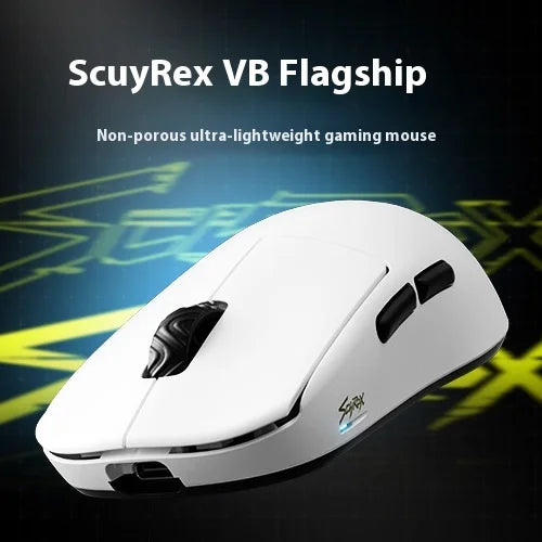 Tetikus Wayarles Scyrox V8 PAW3950 Nordic52840 8K FPS Tetikus Permainan Tetikus Pemain Ringan Hadiah Aksesori Permainan Tersuai