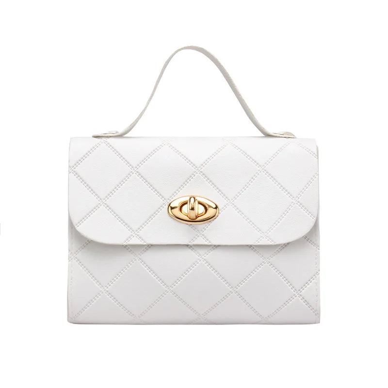 Lingge stripesd small square bag women's handbags2021 k-style satchel small bag export wholesale fashion trendy bag