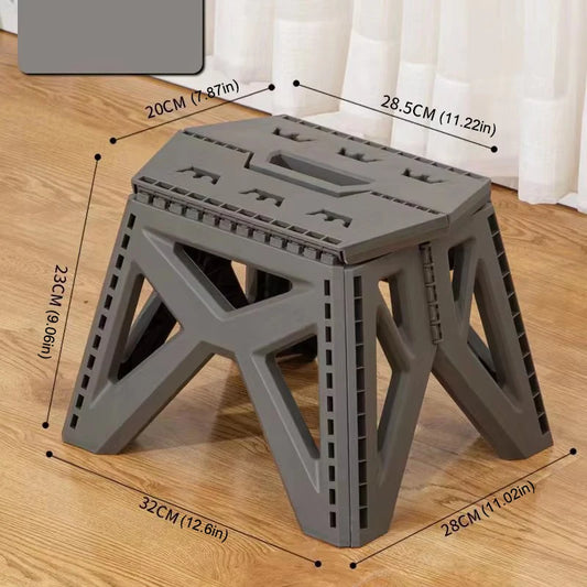 Camping Chair Portable Plastic Low Stool Thickened Foldable Chair Outdoor Fishing Camping Chairs Beach Chairs Outdoor Furniture