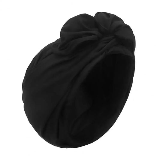 Topi Tudung Muslim Wanita Ikat Kepala Kapas Pembalut Kepala Afrika Serban Retro Elegan untuk Topi Beanies Wanita Tudung Kepala Muslim