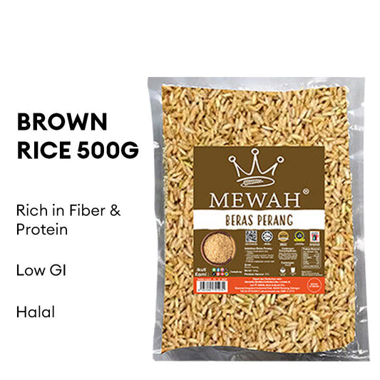 MEWAH BERAS PERANG 500G/ MEWAH BROWN RICE 500G