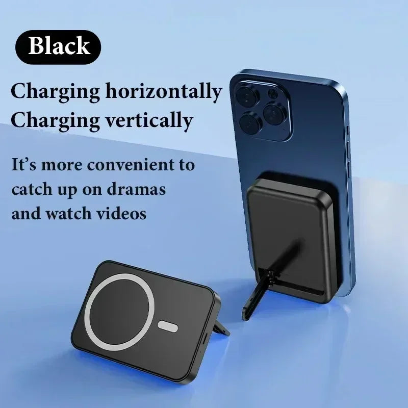 Power Bank untuk IPhone 12 13 14 15 Magnetik untuk Magsafe Power Bank Pengecas Wayarles Mudah Alih Bateri Sandaran Luaran Tambahan