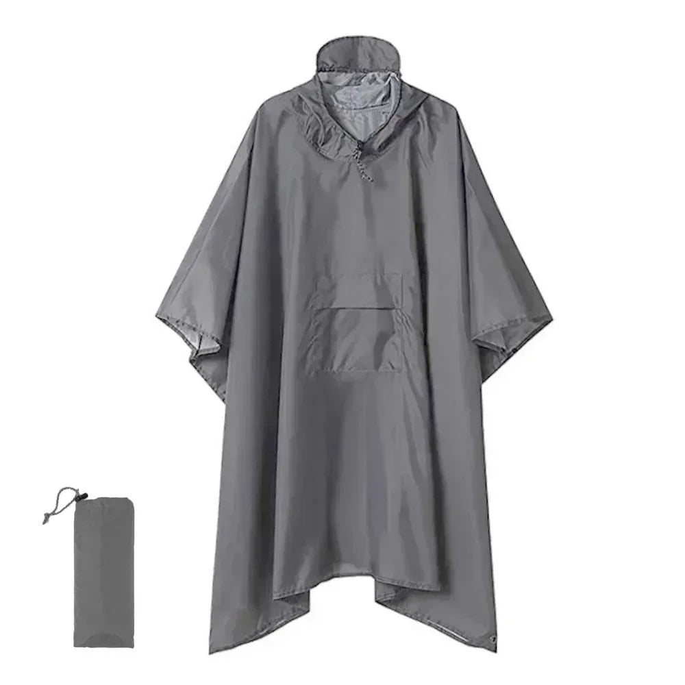 Coat Hooded Raincoats Travel Hiking Fishing Climbing Poncho Outdoor Portable Adult Waterproof Raincoat Women Men Practical Rain