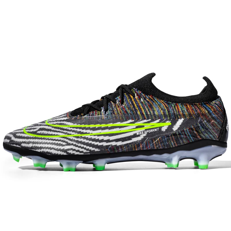 Soccer Shoes Man Artificial Grass Training Long Spikes Childrens Football Shoes 2023 New Mens Pro Football Boots Big Size