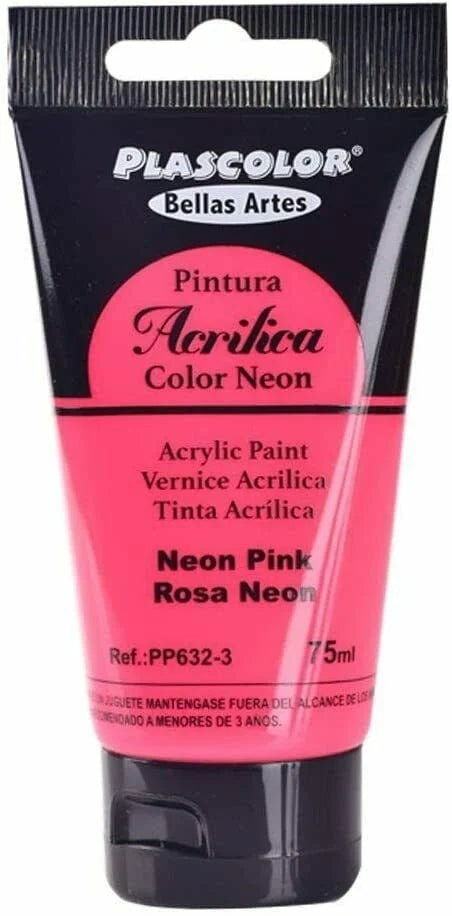 Pinturas Acrílicas untuk Manualidades y Uso Profesional, Colores, 75ML