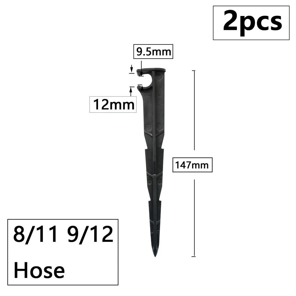 3/8" 8mm Penyambung Hos Taman 8/11 Hingga 4/7 3/5mm Pengurangan Hos Pemisah Air Tee Siku Hujung Palam Titisan Sistem Pengairan