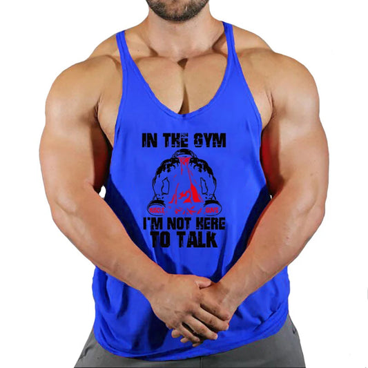 Summer New Men's Casual Muscle Tank Top Cotton Underwear Sleeveless Solid Breathable Round Neck Outdoor Fitness Tank Top Vest