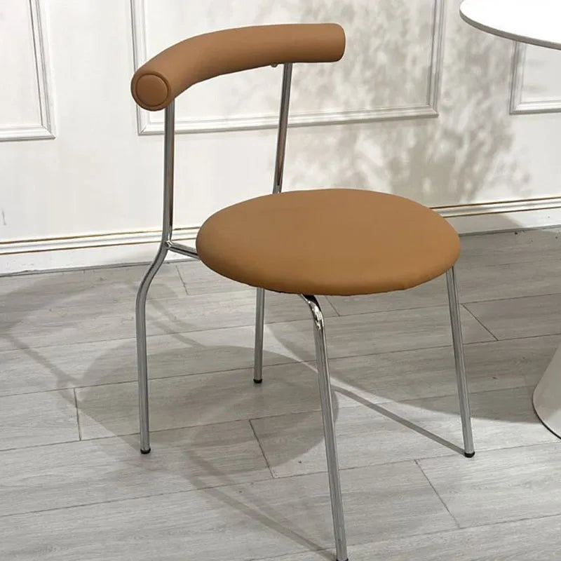 Dining Chairs Nordic Stackable Backback Dining Table Lounge Chairs For Household Living Room Kitchen Home Furniture Supplies
