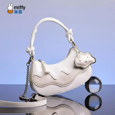 Kawaii Miffy Women's Crossbody Satchel Spice Girl One-shoulder Fashion All-in-one Tote Christmas Birthday Gift