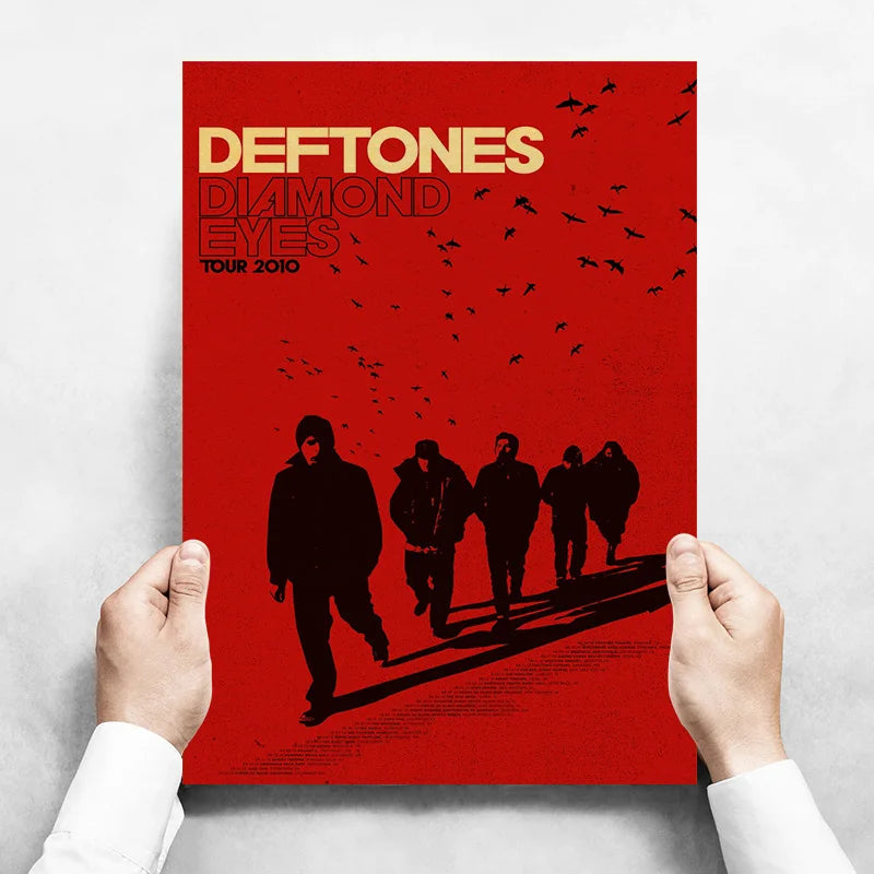 Mitski Drake Deftones Band Girl Lovers Poster Album Muzik EstetikRapper Kanvas Lukisan Poster Hiasan Dinding Bilik untuk Dinding
