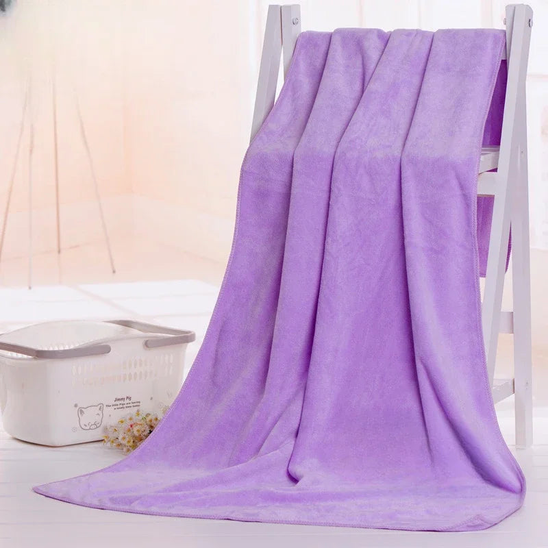 2024 Panas 70x140 Tuala Mandi Microfiber Boleh Bernafas Tuala Mandi Besar Tuala Pantai Tuala Pancuran Pancuran Cepat Kering Keselesaan Penyerap Lembut