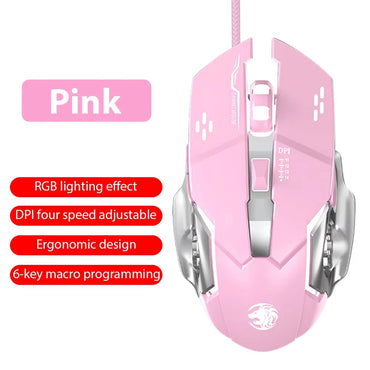 Papan Kekunci Berwayar K500 Tetikus Papan Kekunci Permainan Pejabat Untuk Komputer Windows Dan IOS Komputer Riba 104 Kekunci Papan Kekunci Membran Rasa Mekanikal