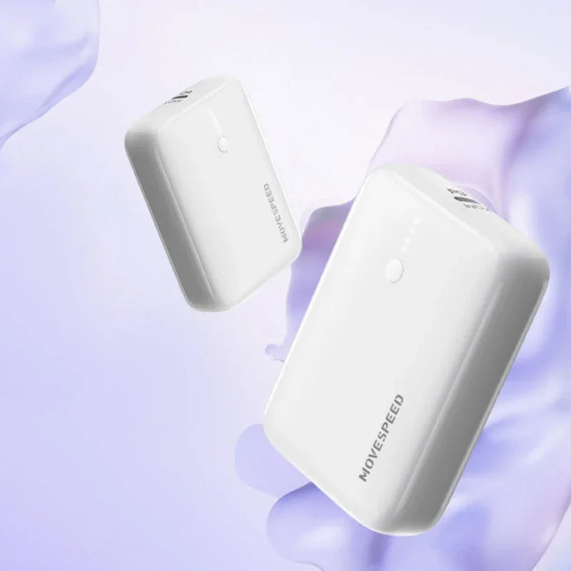 Bank Kuasa Mini Comel 10000mAh Bank Kuasa Kapasiti Besar PD20 Dua Arah Pengecasan Pantas Telefon Pengecas Bateri Luaran