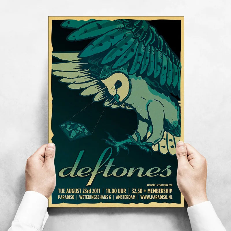 Mitski Drake Deftones Band Girl Lovers Poster Album Muzik EstetikRapper Kanvas Lukisan Poster Hiasan Dinding Bilik untuk Dinding