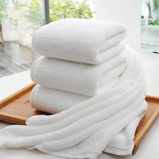 Tuala mandi bersaiz besar putih Tuala mandi kapas tebal yang sangat menyerap Hotel Mandi Keluarga Tuala mandi dewasa Tuala mandi spa Tuala pantai