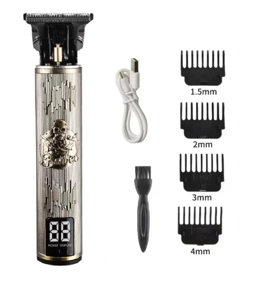 Vintage T9 Hair Trimmer for men Professional Hair Cutting Machine Cordless Beard Trimmer for Home Travel Cordless Hair Clipper