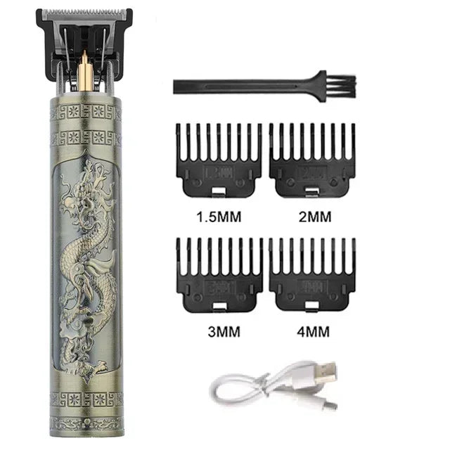 Vintage T9 Hair Trimmer for men Professional Hair Cutting Machine Cordless Beard Trimmer for Home Travel Cordless Hair Clipper