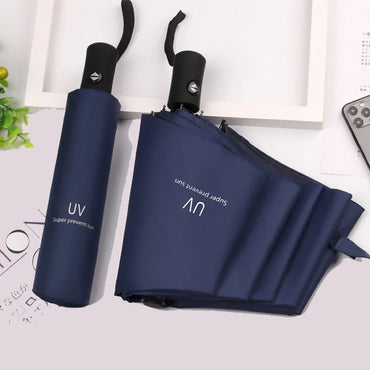 8 Ribs  Travel Rain Sun Umbrellas  Windproof Multi-color Travel Umbrella  Automatic Open And Close