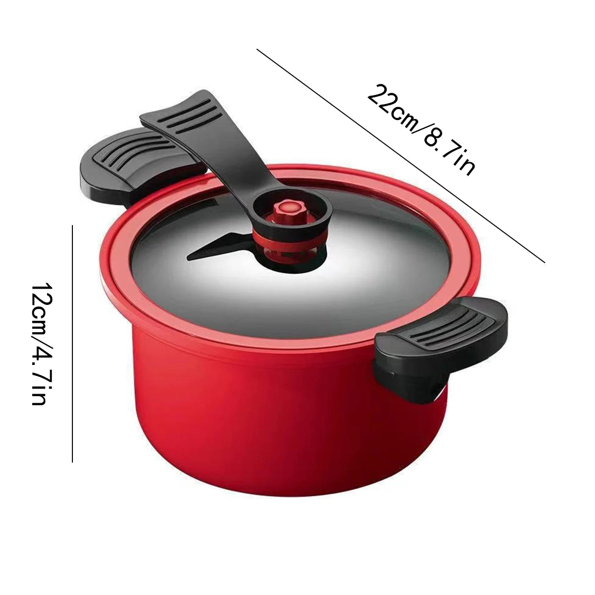 Periuk tekanan serasi periuk tekanan 3.5L berkapasiti besar memasak suhu rendah beras batu periuk tekanan elektrik