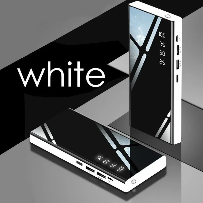 Bank kuasa Pengecasan Cepat PD dengan paparan digital LED 2.1A Pek Bateri Mudah Alih Luar untuk telefon pintar Bank Kuasa 30000mah