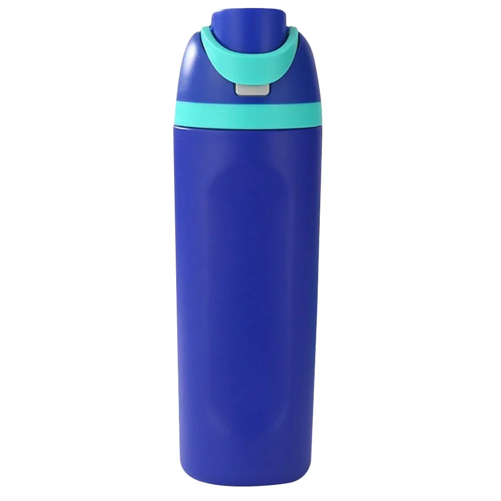 19oz 24oz 32oz Botol Air Keluli Tahan Karat Tertebat Dengan Cawan Termos Jerami Kelalang Vakum Botol Air Kereta Untuk Perjalanan Sukan