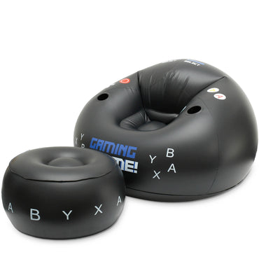 Beg Kacang Kembung Sofa Kerusi Permainan Bangku Kaki Tatami Malas Besar Kerusi Bilik Tidur PVC Perabot Ruang Tamu Beg Sofa