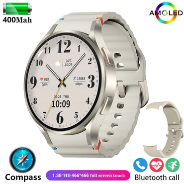 Jam Tangan Pintar Untuk Samsung Galaxy Watch 7 44mm Lelaki Penjejakan GPS Kawalan NFC Jam Tangan Pintar Penjejak Kesihatan Panggilan BT Jam Tangan Pintar 2024