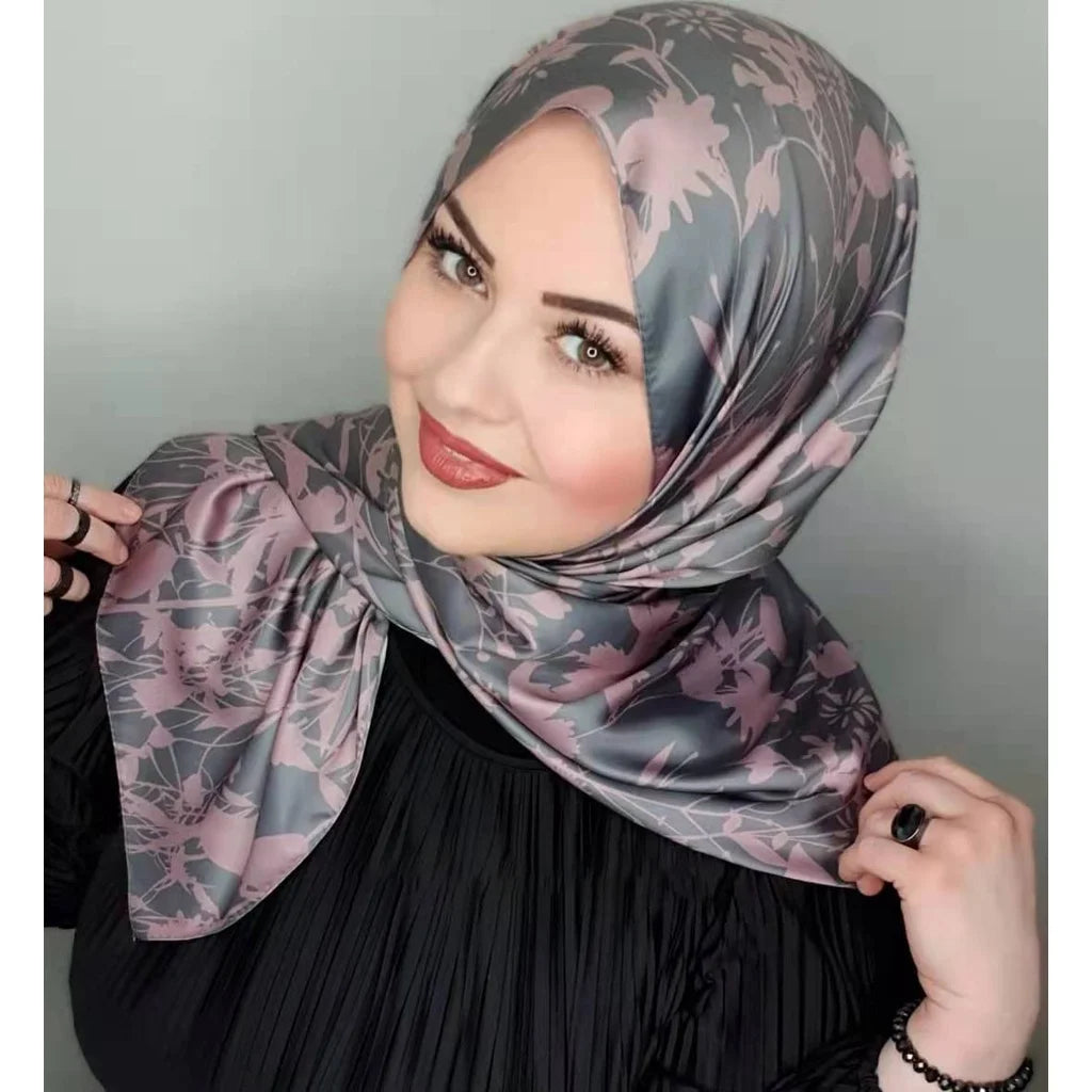 Abaya Busana Sutera Hitam Muslim Abaya Hijab Jersi Selendang Abaya Pakaian untuk Wanita Serban Ndercap Segera Hijab Modal Islam Bungkus Kepala