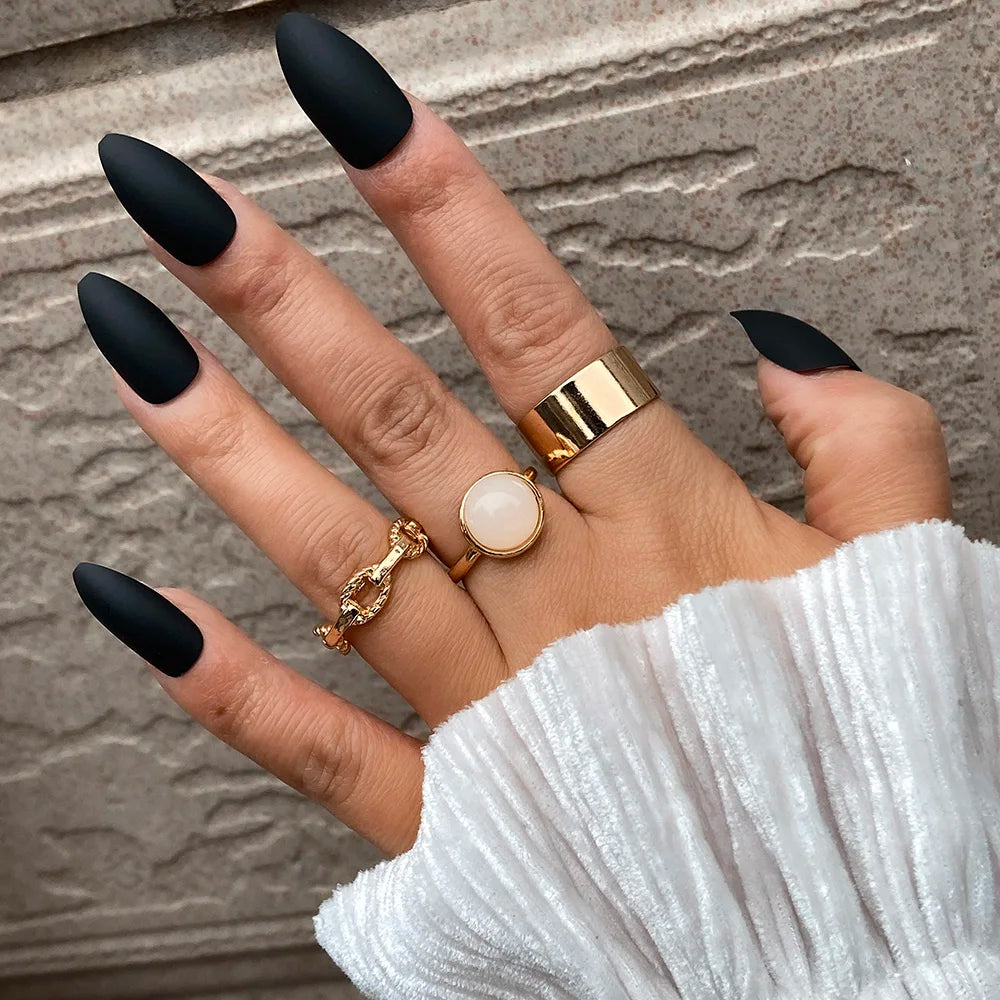 2023 women ring set bague femme matching rings bohemian fashion jewelry schmuck finger accesorios mujer couple gift wholesale