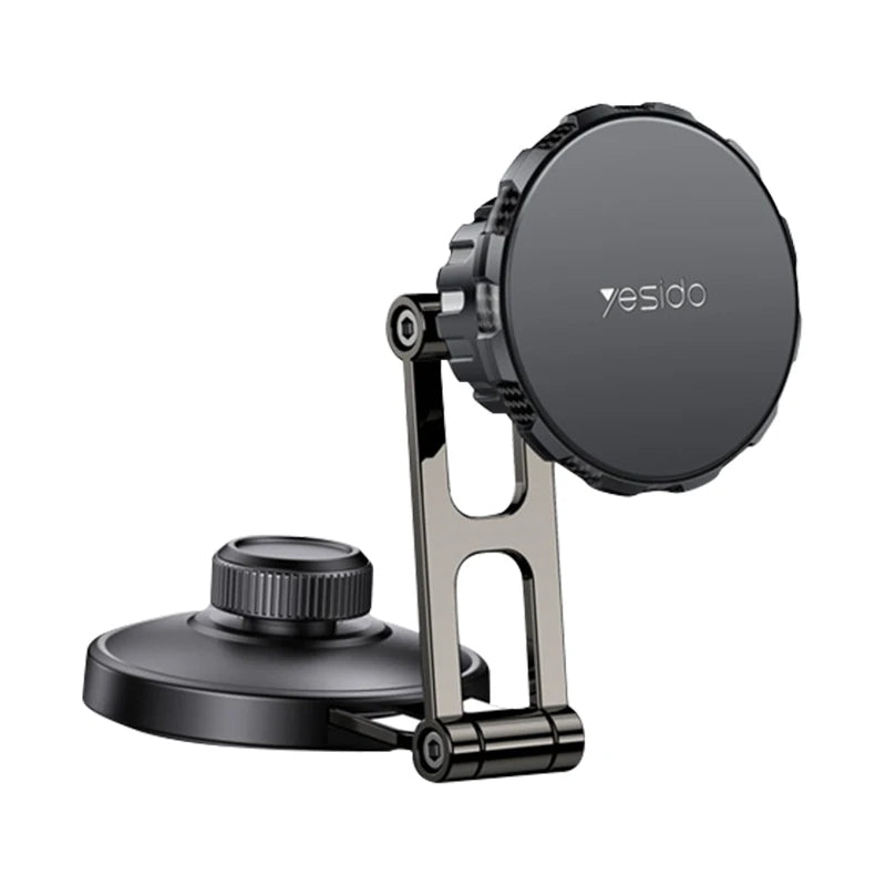 Yesido C198 Universal Phone Magnetic Car Holder Foldable Retractable Adjustable Zinc Alloy Connecting Rod