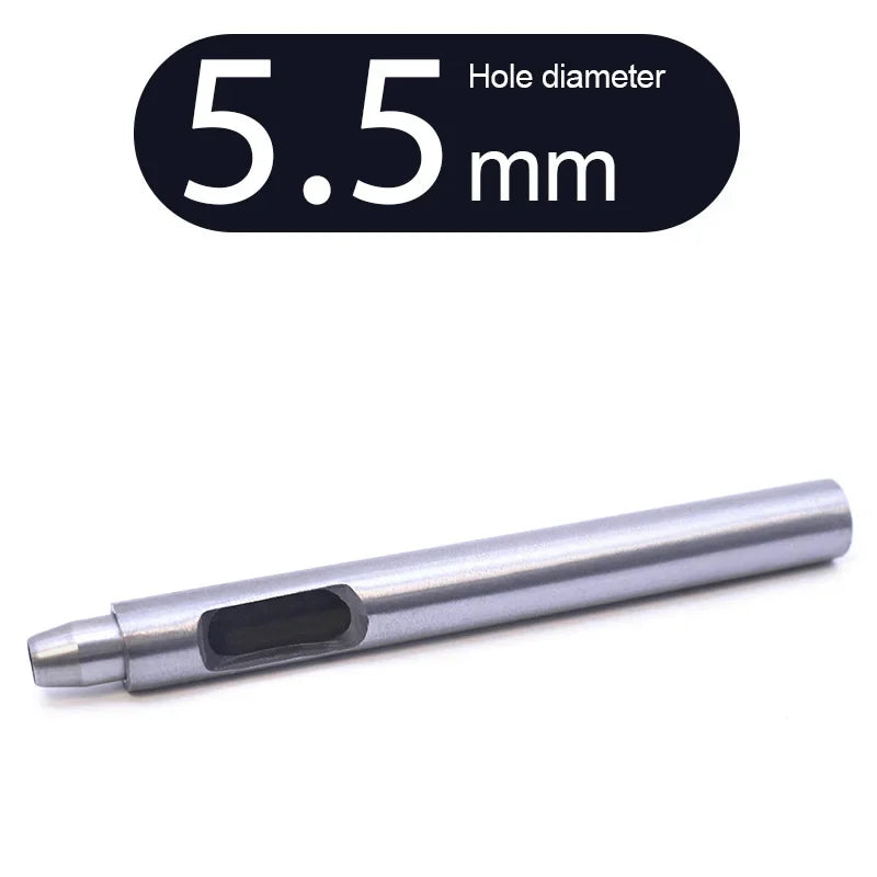 0.5-20mm High Quality Leather Craft Hole Punching Tool Round Steel Knife Cut for Belts Paper Bag Metal Gaskets Plastic Puncher