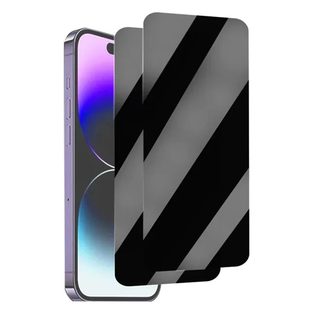1-2 件防窥镜适用于 iPhone 15 14 13 12 11 Pro Max Mini 7 8 Plus 隐私屏幕保护膜适用于 iPhone XR XS MAX X SE 2022
