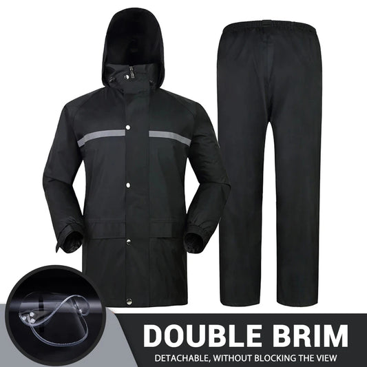 Baju Hujan Motosikal Lelaki Baju Hujan Motosikal Baju Hujan Moto Baju Hujan Jaket Seluar Set Hujan Bikers Kalis Air Penunggang Motosikal Wanita