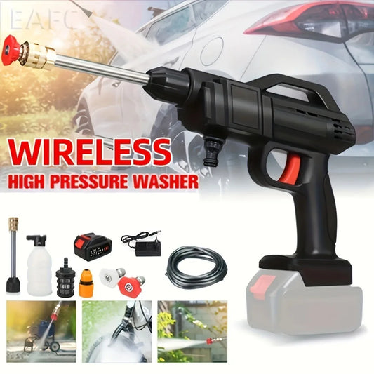 US Plug Multifunctional Cordless Car Cleaning Machine, High Pressure Cleaning Water Spray Machine Car Cleaning Machine, Suitable