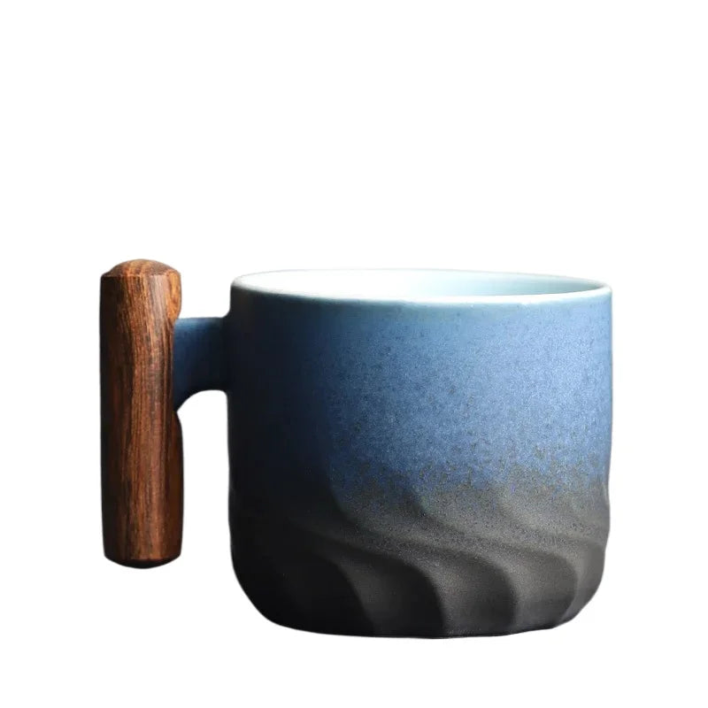Cawan Kopi Retro Seramik 70ml Penapis Cawan Air Pejabat Cawan Teh Mug Kopi Seramik Cawan Kopi Teh Buatan Tangan Hadiah Hari Lahir