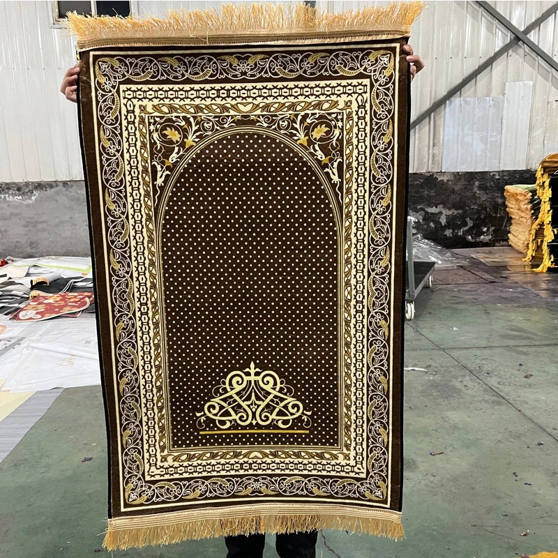 Sejadah Baldu Ibadah Lutut Permaidani Muslim Saiz Besar Sejadah Islam Perjalanan Boleh Dilipat