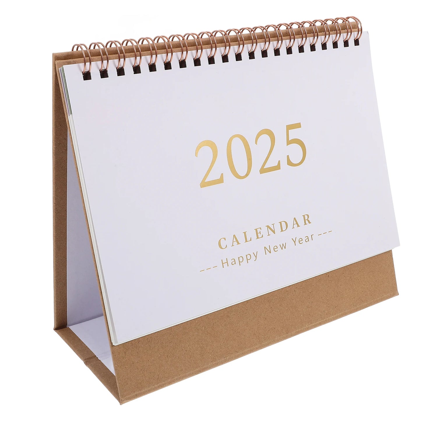 24 25 Kalendar Meja Bulanan 2025 Perancang Desktop Pejabat Hiasan Berdiri Mini
