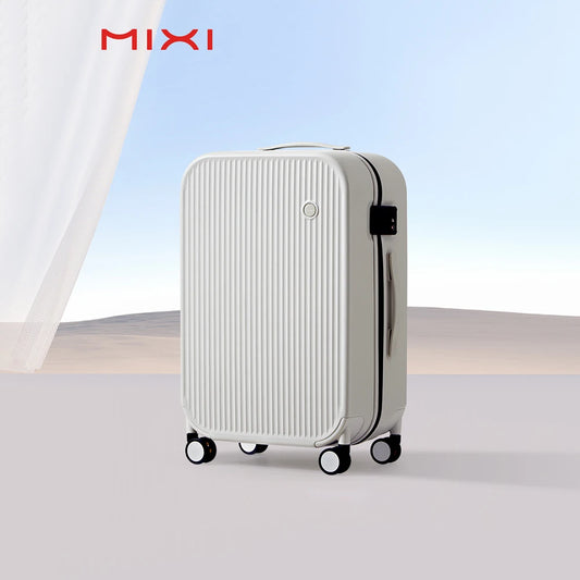 Mixi Carry On Luggage 20'' Suitcase Hardside Rolling Luggage Women Travel 24''26''Suitcases 100% PC Spinner Wheels TSA Lock