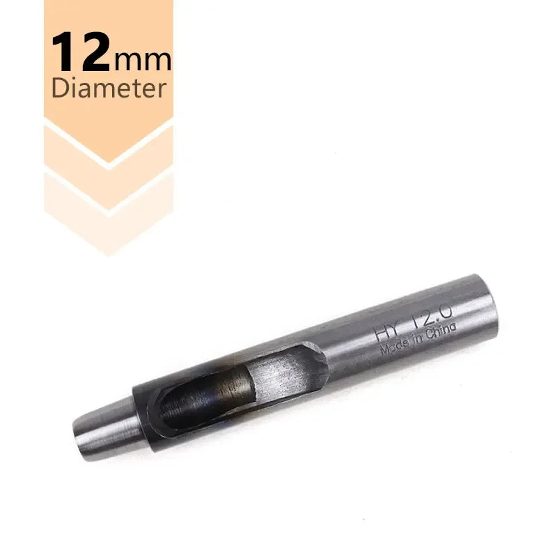 0.5-20mm High Quality Leather Craft Hole Punching Tool Round Steel Knife Cut for Belts Paper Bag Metal Gaskets Plastic Puncher