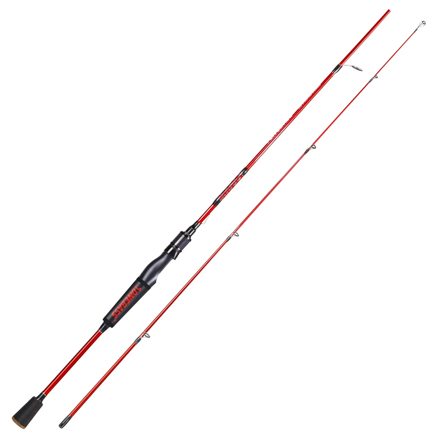 2 Sections 1.98m Fishing Rods IM7 Graphite Spinning Rod Casting Rod Strong Quality casting Rod with Super Polymer Handle