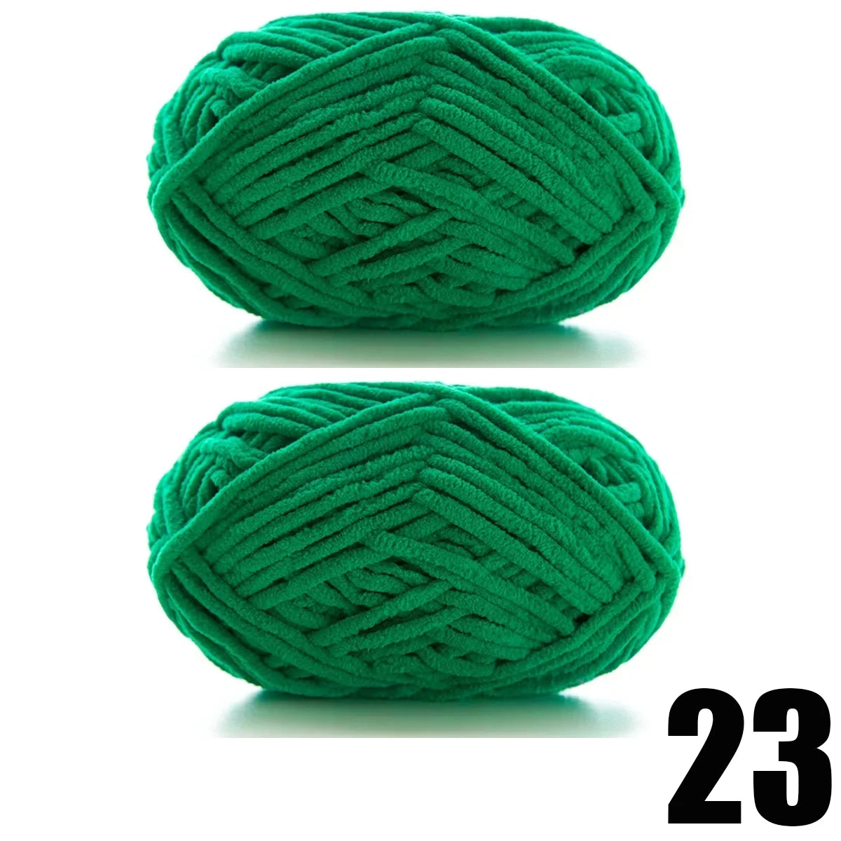 2pcsX50g Thick Velvet Yarn Handmade DIY Knitting Yarn Wool Line Scarf Hat Soft Chenille Yarn Knit Wol