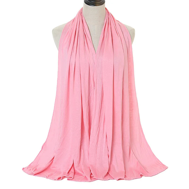 Tudung Tudung PolyesterJersey Untuk Muslimah Selendang Selendang Mudah Melar Tudung Modal Tudung Tudung Tudung Wanita Afrika Serban