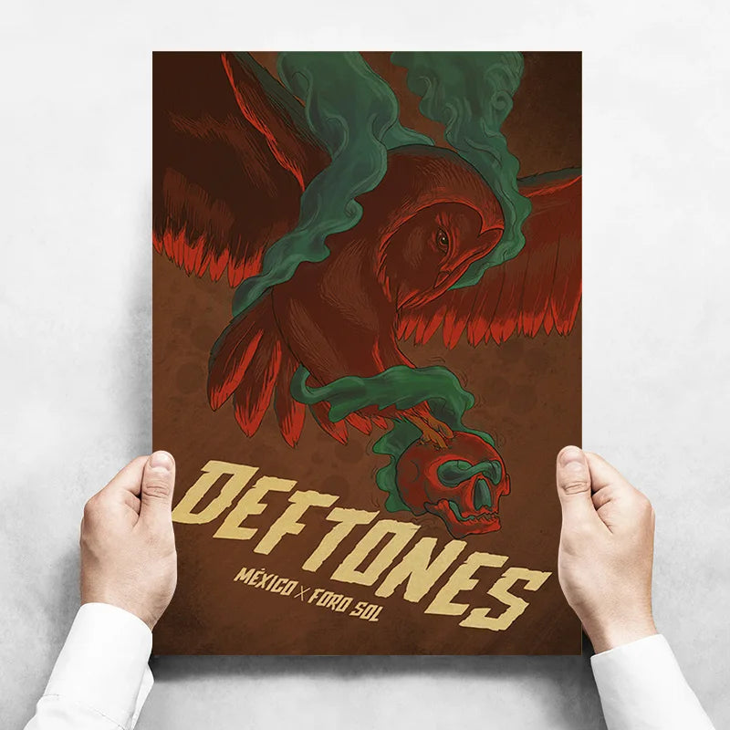 Mitski Drake Deftones Band Girl Lovers Poster Album Muzik EstetikRapper Kanvas Lukisan Poster Hiasan Dinding Bilik untuk Dinding