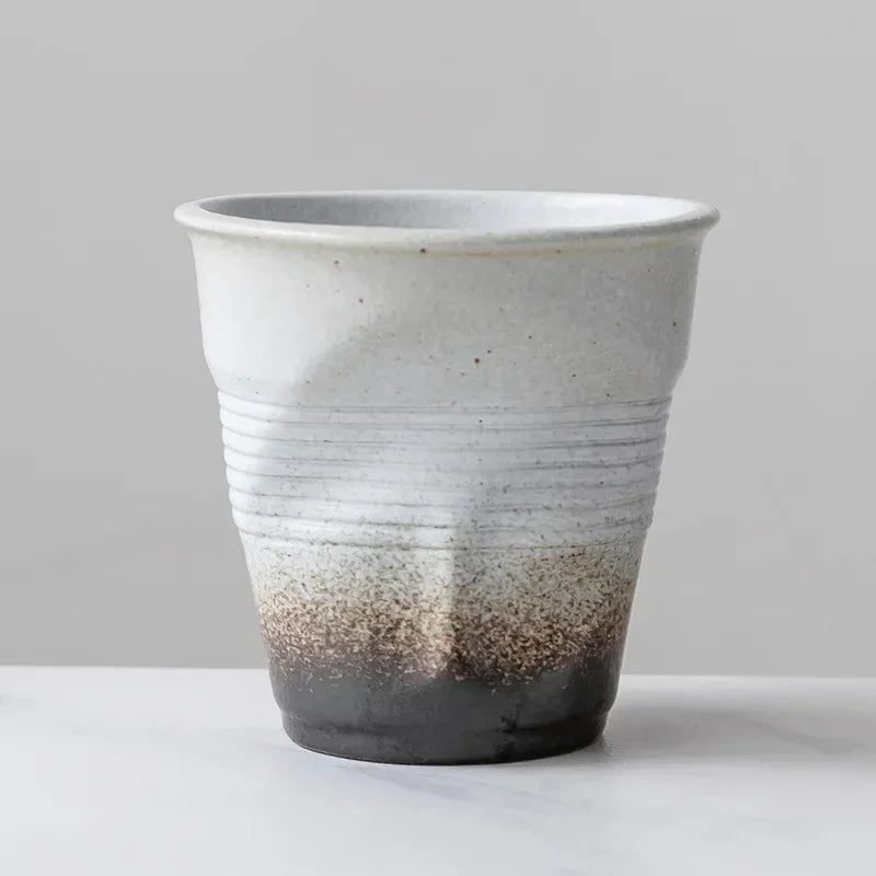 Cawan Kopi Seramik, Cawan Tembikar, Cawan Teh Porcelain, Air Minuman, Cawan Teh, Tukar Kiln, 200ml, 1Pc